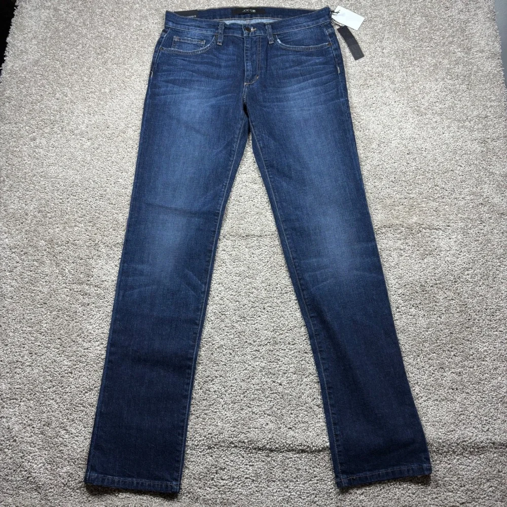 Joes Jeans Mens The Brixton Straight Narrow Dark Wash Denim Blue Jeans 31 NEW